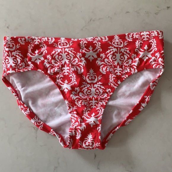 🌈5/$25 Merona red & white bandana bikini bottoms - Picture 2 of 6